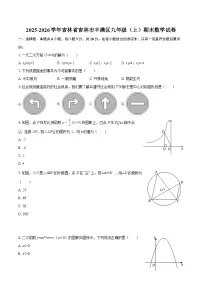 2025-2026学年吉林省吉林市丰满区九年级(上)期末数学试卷-自定义类型