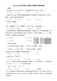 福建省莆田市城厢区哲理中学上学期七年级数学期中考试卷-A4
