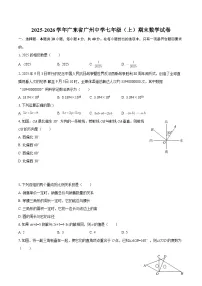 2025-2026学年广东省广州中学七年级（上）期末数学试卷-自定义类型