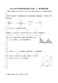 2025-2026学年吉林省某名校九年级（上）期末数学试卷-自定义类型