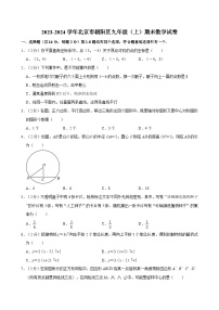 2023-2024学年北京市朝阳区九年级（上）期末数学试卷（含解析）