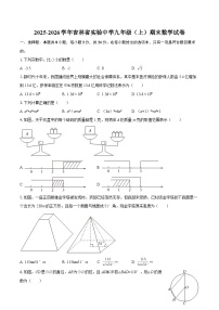 2025-2026学年吉林省实验中学九年级（上）期末数学试卷-自定义类型