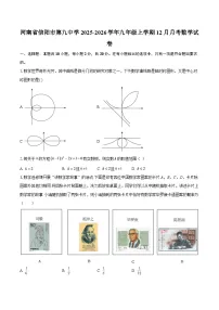 河南省信阳市第九中学2025-2026学年九年级上学期12月月考数学试卷-自定义类型