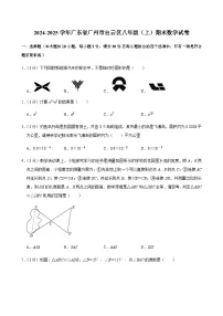 2024-2025学年广东省广州市白云区八年级上学期期末数学试卷（含答案）