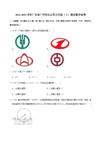 2024-2025学年广东省广州市白云区九年级上学期期末数学试卷（含答案）