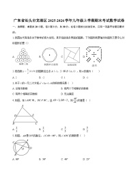 广东省汕头市龙湖区2025-2026学年九年级上学期期末考试数学试卷-自定义类型