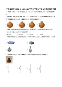 广东省深圳市南山区2025-2026学年上学期七年级1月期末数学试题-自定义类型