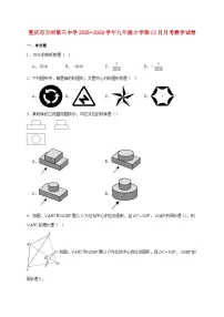 重庆市万州第三中学2025~2026学年九年级上册12月月考数学试题【附解析】