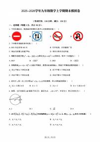 2025-2025学年九年级数学上学期期末模拟卷