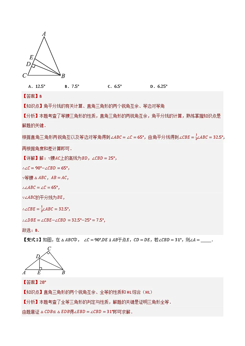 专题03 直角三角形【知识串讲+八大考点】(解析版)第3页