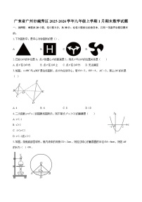 广东省广州市越秀区2025-2026学年九年级上学期1月期末数学试题-自定义类型