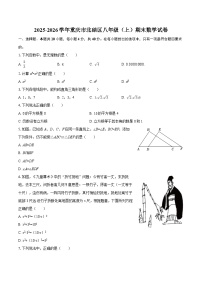 2025-2026学年重庆市北碚区八年级（上）期末数学试卷-自定义类型