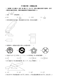 中考数学一模试卷及解析13
