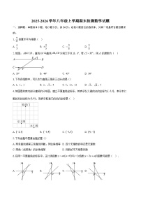 2025-2026学年八年级上学期期末检测数学试题-自定义类型