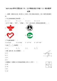 2025-2026学年宁夏吴忠三中、九中等部分校八年级（上）期末数学试卷-自定义类型