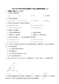 2025-2026学年华东师大版数学八年级上册期末检测卷（二）