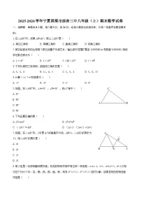 2025-2026学年宁夏固原市西吉三中八年级（上）期末数学试卷-自定义类型
