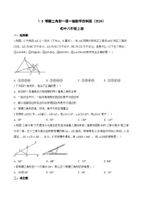 初中数学苏科版(2024)八年级上册(2024)第1章 三角形1.5 等腰三角形复习练习题