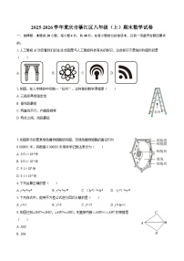 2025-2026学年重庆市綦江区八年级（上）期末数学试卷-自定义类型