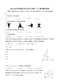 2025-2026学年重庆市合川区八年级（上）期末数学试卷-自定义类型