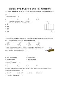 2025-2026学年新疆乌鲁木齐市七年级(上)期末数学试卷-自定义类型