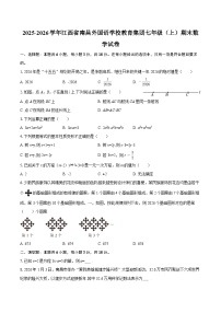 2025-2026学年江西省南昌外国语学校教育集团七年级（上）期末数学试卷-自定义类型