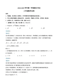 广东省深圳市罗湖区深圳中学八年级上学期期末考试数学试题(解析版)-A4
