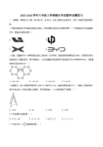 2025-2026学年八年级上学期期末考试数学试题四川-自定义类型