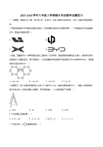 2025-2026学年八年级上学期期末考试数学试题四川-自定义类型