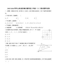 2025-2026学年山东省济南市商河县八年级（上）期末数学试卷-自定义类型