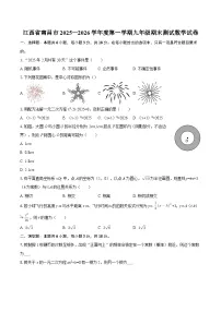 江西省南昌市2025—2026学年度第一学期九年级期末测试数学试卷-自定义类型