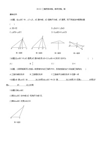人教版（2024）八年级上册（2024）第十三章 三角形13.2 与三角形有关的线段13.2.2 三角形的中线、角平分线、高巩固练习