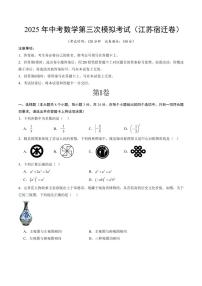 2025年中考数学第三次模拟考试数学(宿迁卷)