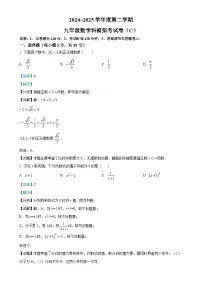 2025年广东省汕头市潮南区陈店公立学校等中考一模数学试题（解析版）-A4