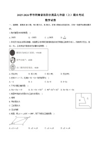 2025-2026学年河南省洛阳市嵩县七年级（上）期末数学试卷（含答案）