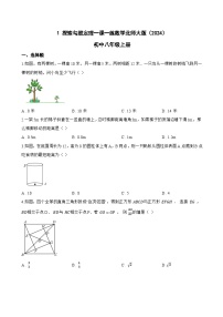 初中数学北师大版（2024）八年级上册（2024）1 探索勾股定理巩固练习