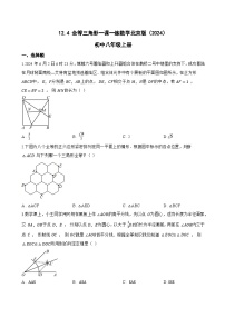 初中数学北京版（2024）八年级上册（2024）第十二章 三角形二、全等三角形12.4 全等三角形综合训练题