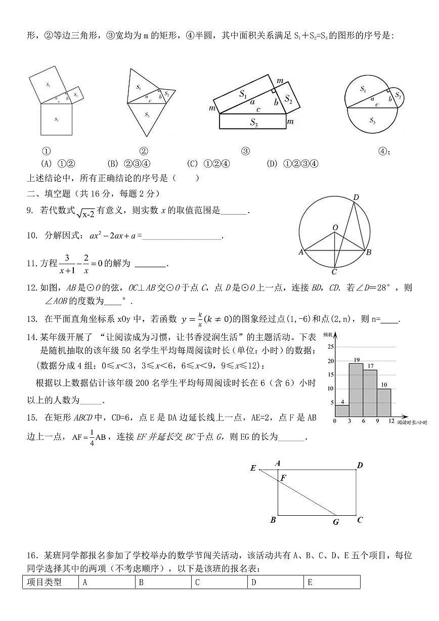 北京-中考-数学-真题-2025年平谷区二模第2页