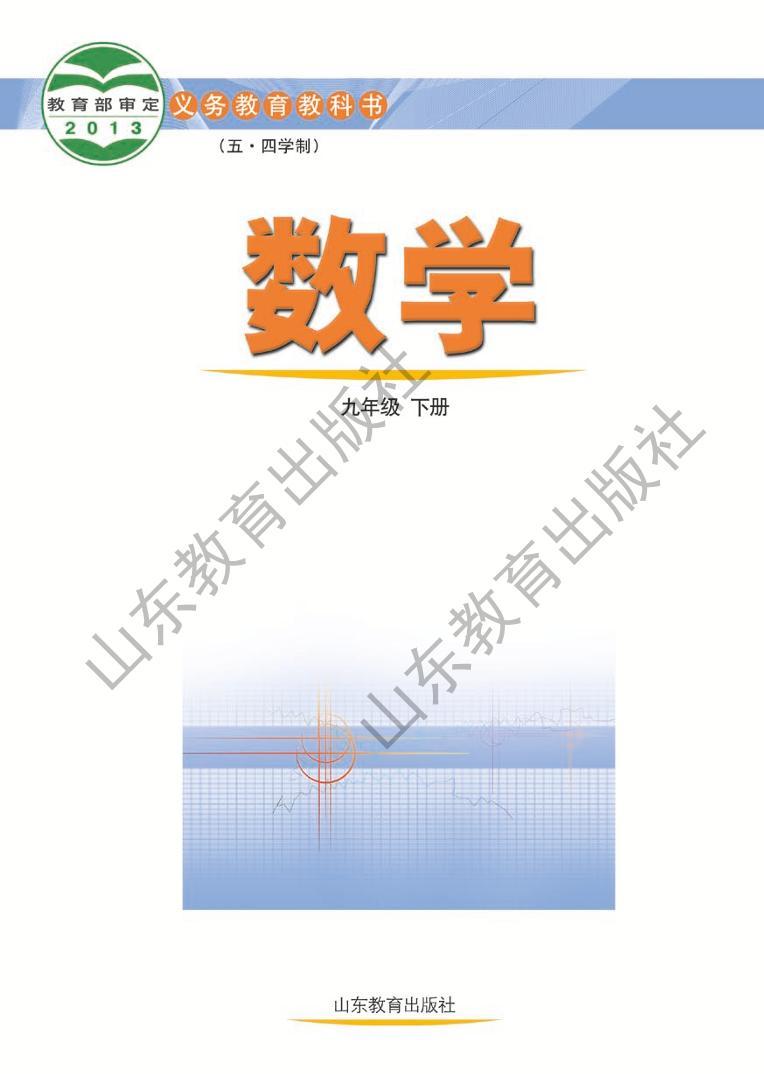 鲁教版数学（五四学制）九年级下册电子教材2023高清PDF电子版02