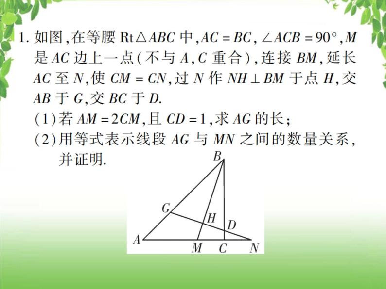 中考数学强化训练：几何的计算与证明（二）02