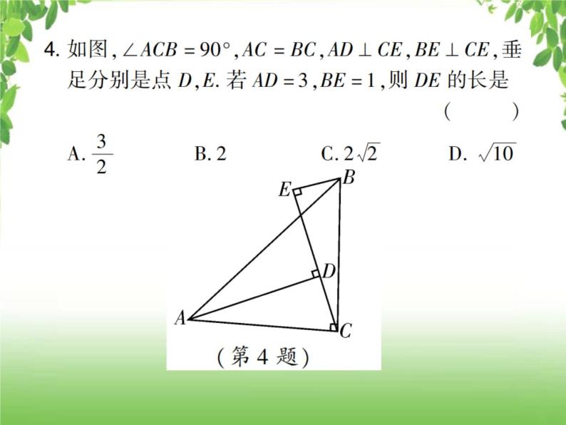 中考数学考点集训练习 4.19 全等三角形05