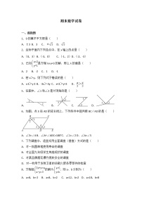 初中数学人教七下期末数学试卷(3)