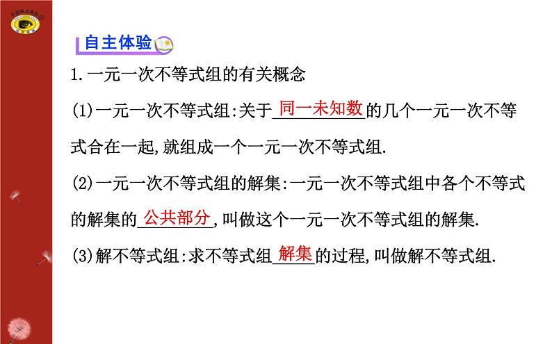 第二章 6一元一次不等式组(复习) 课件03