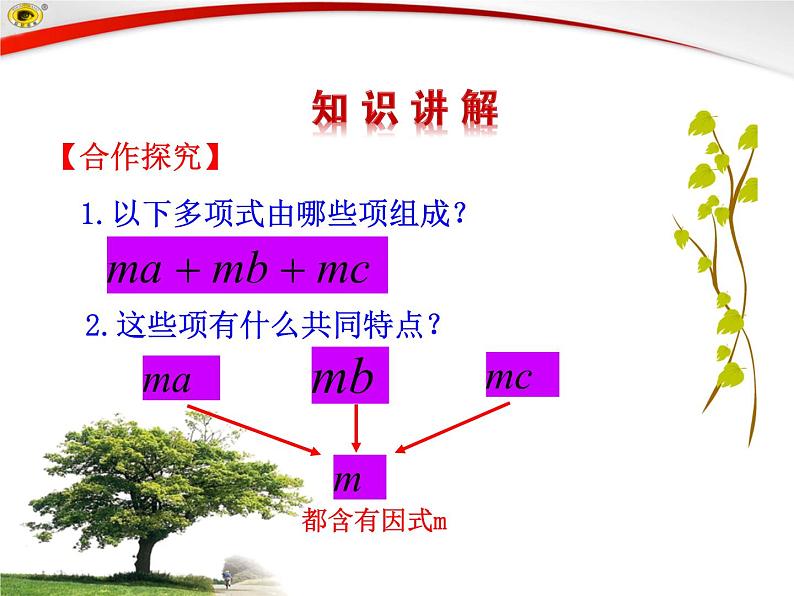 4.2.2 提公因式法(上课A) 课件06
