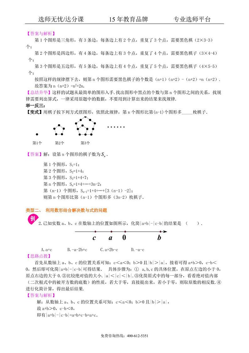 中考数学冲刺:数形结合问题--知识讲解(基础)02