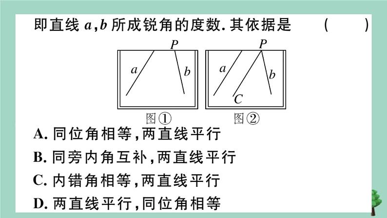 2020秋八年级数学上册第七章《平行线的证明》7.4平行线的性质作业课件(新版)北师大版07