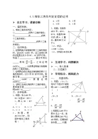 北师大版九年级上册5 相似三角形判定定理的证明精品导学案及答案