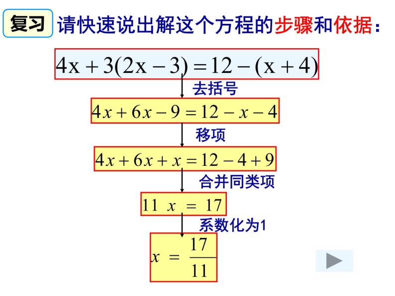 3.3_解一元一次方程（二）____——去括号与去分母（2）_PPT02