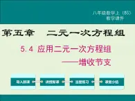 5.4  应用二元一次方程组——增收节支 课件