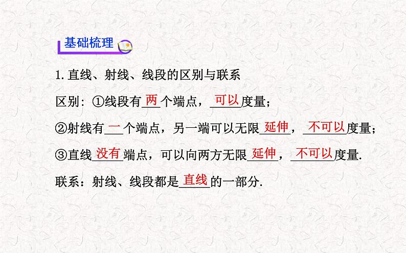 精品PPT课件:4.2直线、射线、线段第1课时(人教版七年级上)03